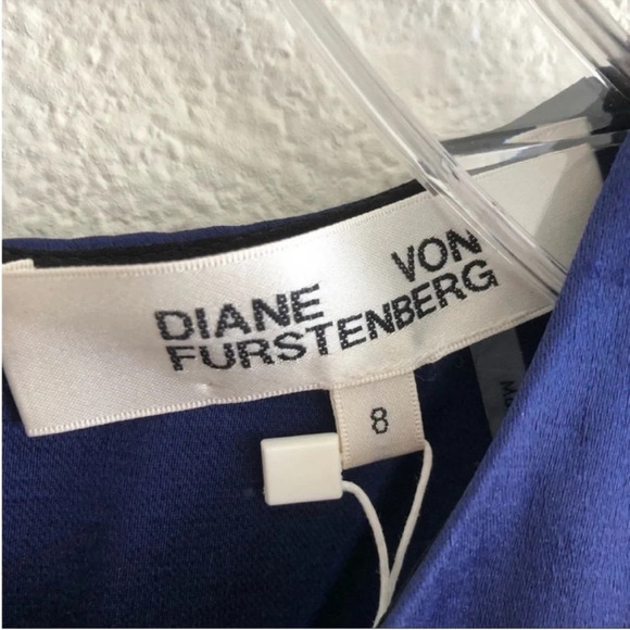 Diane Von Furstenberg Tailored Paneled Midi Sheath Dress NWT - Picture 7 of 8